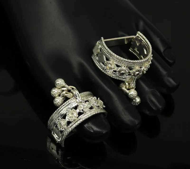 Elegant Rose Gold Jewelry For A Stylish Touch Solid sterling silver handmade customized Vintage antique design excellent toe ring, thumb ring for foot belly dance tribal jewelry toer73 Elegant Rose Gold Jewelry For A Stylish Touch Solid sterling silver handmade customized Vintage antique design excellent toe ring, thumb ring for foot belly dance tribal jewelry toer73