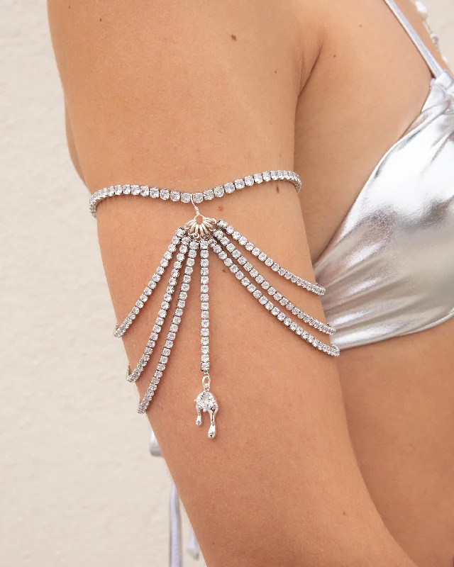 Modern Jewelry At Exclusive Discounts – Shop Today Sparkle Drip Arm Chain