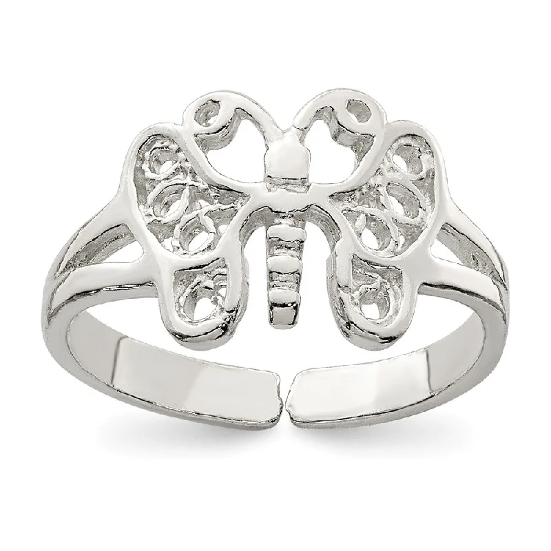 Dazzling Deals On Necklaces, Bracelets, And More Sterling Silver Butterfly Toe Ring