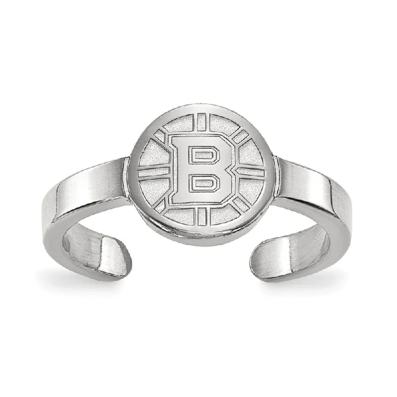 Adjustable Charm Bracelets For A Perfect Fit Sterling Silver NHL Boston Bruins Toe Ring Adjustable Charm Bracelets For A Perfect Fit Sterling Silver NHL Boston Bruins Toe Ring