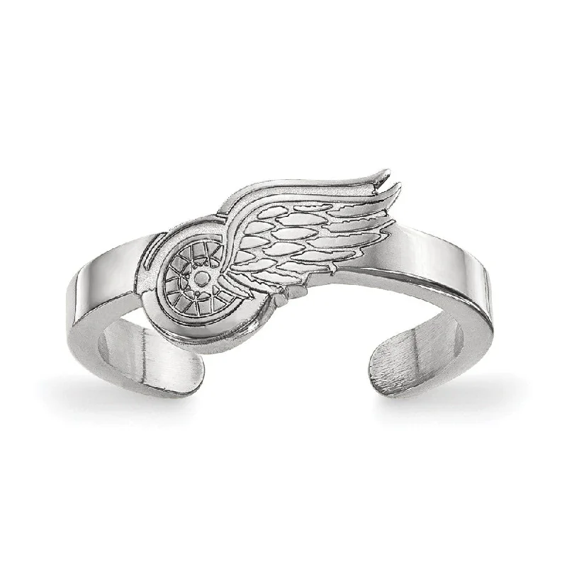 Trendy And Classic Jewelry Now At Reduced Prices Sterling Silver NHL Detroit Red Wings Toe Ring Trendy And Classic Jewelry Now At Reduced Prices Sterling Silver NHL Detroit Red Wings Toe Ring