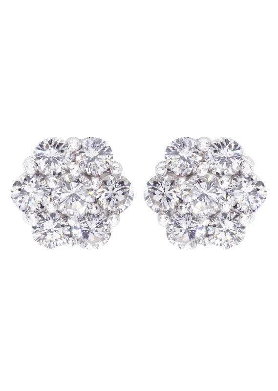 Modern Jewelry At Exclusive Discounts – Shop Today Stud Diamond Earrings For Men Illusion Set | 14K White Gold | 0.89 Carats Modern Jewelry At Exclusive Discounts – Shop Today Stud Diamond Earrings For Men Illusion Set | 14K White Gold | 0.89 Carats