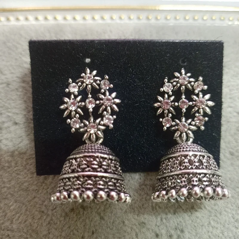 Affordable Elegance – Premium Jewelry At Special Prices Tahura Oxidised Plated Jhumki Earrings