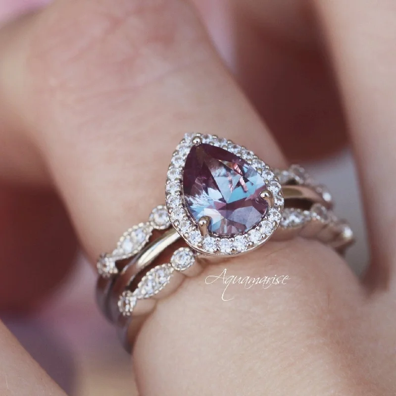 Make Your Outfit Shine With Discounted Jewelry Camila Alexandrite Ring- Sterling Silver Make Your Outfit Shine With Discounted Jewelry Camila Alexandrite Ring- Sterling Silver