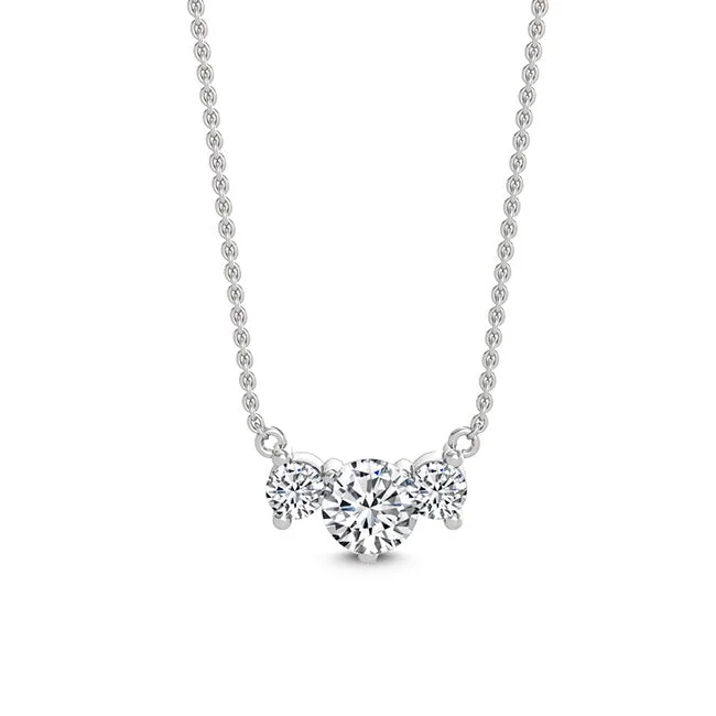 Trendy And Classic Jewelry Now At Reduced Prices Three Stone Diamond Pendant Necklace Trendy And Classic Jewelry Now At Reduced Prices Three Stone Diamond Pendant Necklace