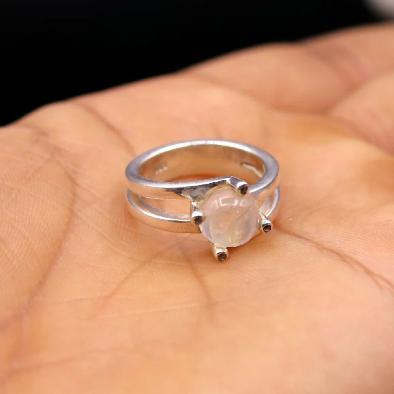 Clearance Sale On High-End Jewelry Collections Top class 925 silver anniversary wedding rainbow moonstone ring band gifts sr109 Clearance Sale On High-End Jewelry Collections Top class 925 silver anniversary wedding rainbow moonstone ring band gifts sr109
