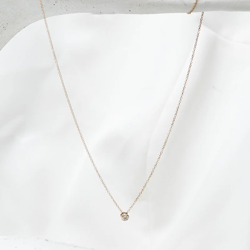 The Biggest Jewelry Sale Of The Year Is Here TORI SINGLE DIAMOND NECKLACE