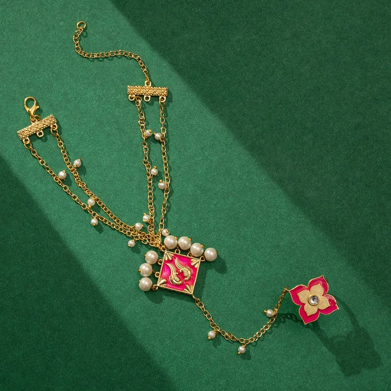 Flash Sale On Stunning Jewelry – Limited Stock Available Tu Meri Laila Fuschia Pink Hathphool Flash Sale On Stunning Jewelry – Limited Stock Available Tu Meri Laila Fuschia Pink Hathphool