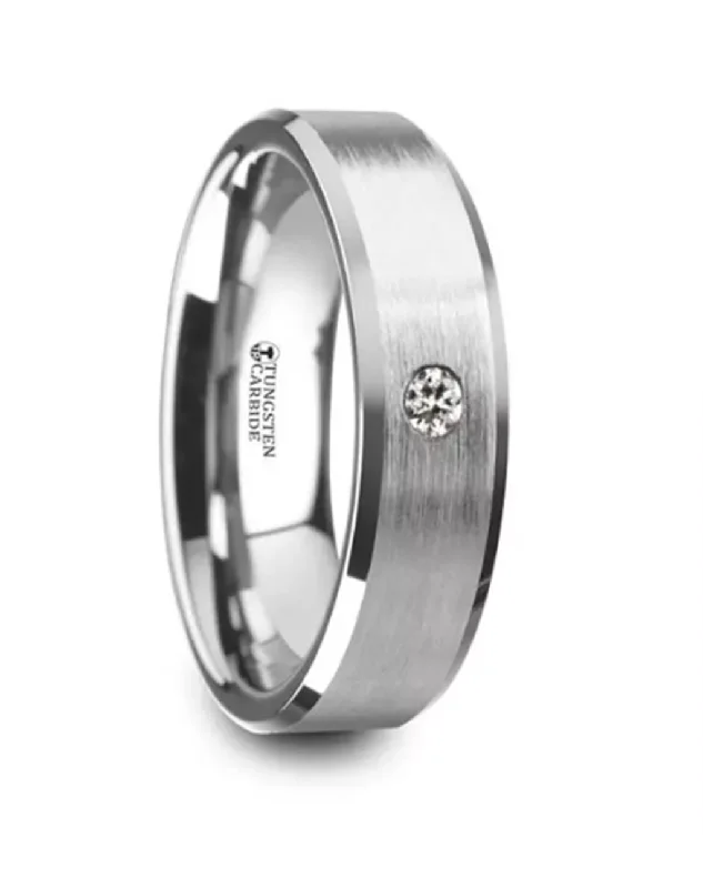 Elegant Jewelry, Affordable Luxury – Shop Now Tungsten Carbide 'Porter’ 8mm Diamond Wedding Band Elegant Jewelry, Affordable Luxury – Shop Now Tungsten Carbide 'Porter’ 8mm Diamond Wedding Band