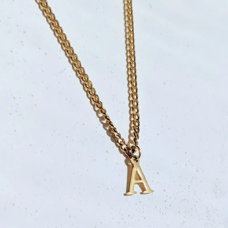 Chic And Stylish Jewelry At Exclusive Prices Unisex Kids' Gold Initial Necklace