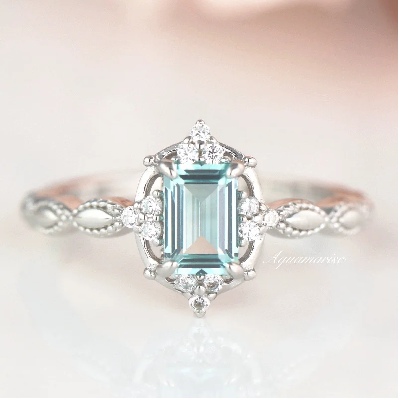 Elegant Jewelry, Affordable Luxury – Shop Now Claire Vintage Natural Aquamarine Ring- Sterling Silver Elegant Jewelry, Affordable Luxury – Shop Now Claire Vintage Natural Aquamarine Ring- Sterling Silver