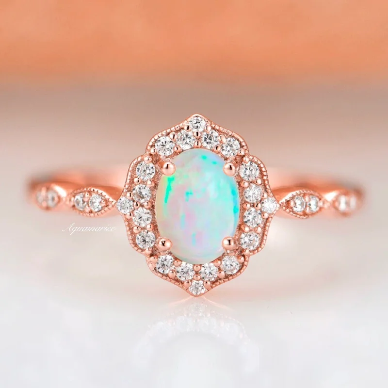 Exclusive Jewelry Sale – Grab Timeless Pieces Now Cordelia Australian Opal Ring- 14K Rose Gold Vermeil Exclusive Jewelry Sale – Grab Timeless Pieces Now Cordelia Australian Opal Ring- 14K Rose Gold Vermeil