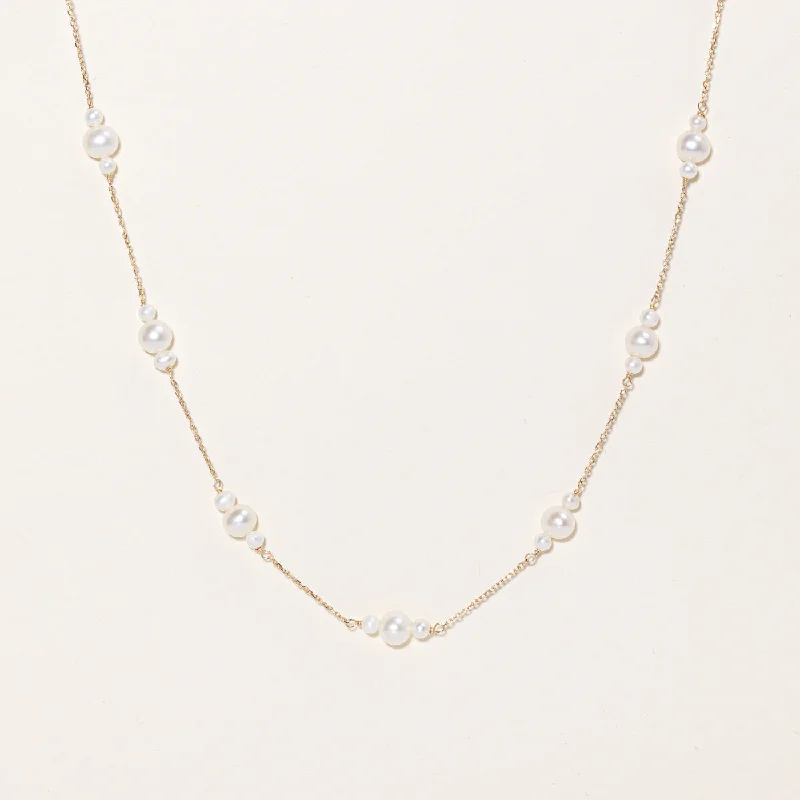 Best Jewelry Sale Prices – Limited-Time Offer '100 Ways' White Freshwater Pearl Necklace | 16" | Best Jewelry Sale Prices – Limited-Time Offer '100 Ways' White Freshwater Pearl Necklace | 16" |