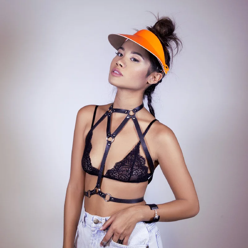 Dainty Floral Jewelry For Feminine Elegance Why Are You Staring Leather Harness